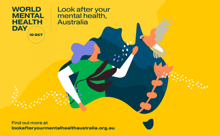 World mental health day poster