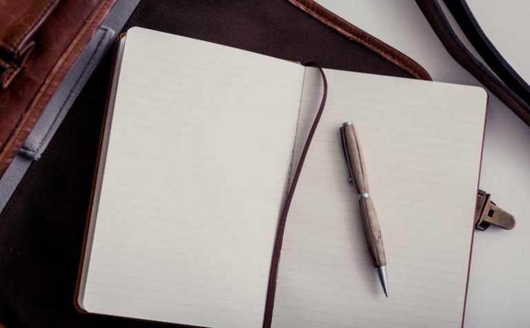 pen and journal